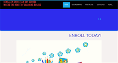 Desktop Screenshot of bensalemchristiandayschool.org